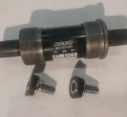 Каретка велосипедная   неразборная   (квадрат)   (L-127.5mm)   YKX