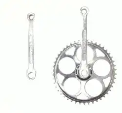 Звезда   велосипедная (передняя)   46T   (+2 шатуна L-170mm, круг, хром)   DS