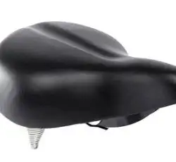Седло велосипедное   (черное, две пружины)   OEM