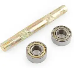 Ось каретки велосипедная   (клин)   (L-140mm) (+ 2 подшипника 6902-ZZ) VERE
