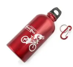 Велосипедная фляга (алюминиевая, красная) (500ml)   MANLE