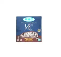 Цепь велосипедная   (1/2х3/32 116L, 21-24 ск)   (X8)   (KMC)   KL