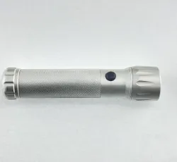 Фонарь передний (в сборе)   велосипедный   (12 LED, серебро)   (mod 825)   KL
