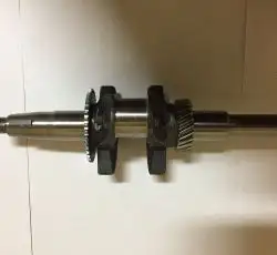 Коленвал м/б   168F/170F   (6,5/7Hp)   (под шпонку, Ø19mm)   (c шестернями)   ST