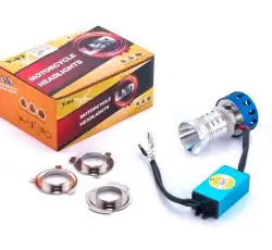 Лампа диодная универсальная с переходниками   (12V 8W/16W)   (mod:2)
