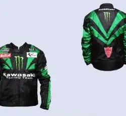 Мотокуртка   KAWASAKI   (текстиль) (size:S, MONSTER ENERGY)