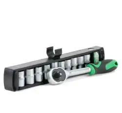 Набор головок 10 шт 1/4 c трещеткой INTERTOOL