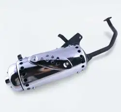 Глушитель 4T GY6 50 WIND (круглый, хром) VDK