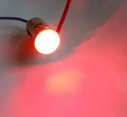 Лампа диодная S25 (поворот, габарит)   (одноконтактная, 10 диодов, красная)   GJCT