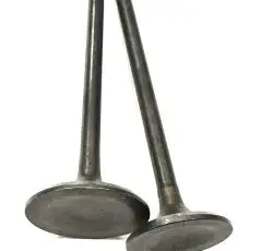 Клапаны (пара, голые) 4T CB250 (впск.- L-91,7mm, d-34mm; вып. L-89.6mm, d-28.5mm) KOMATCU