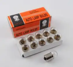 Лампа G18 (поворот, габарит)   12V 10W   ORANGE BOX