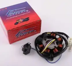 Статор генератора   4T GY6 50   (6+2 катушек, 4 контакта)   CYCLER