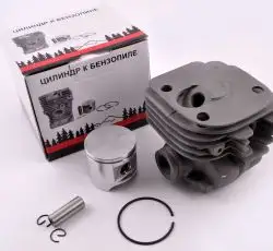 Поршневая б/п (ЦПГ)   для Husqvarna 365   (Ø48, круглая)   (черная)   WOODMAN