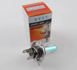 Лампа H4 (авто)   12V 18W/18W   (хамелеон розовый)   BEST   (mod:A)