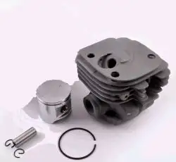 Поршневая б/п (ЦПГ)   для Husqvarna 365   (Ø48, круглая)   (черная)   WOODMAN   (mod.A)