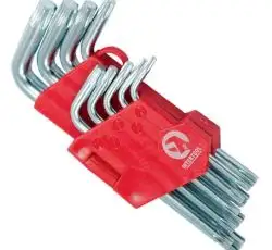 Набор ключей Г-образных TORX 9шт, Т10-Т50, CrV, Small
