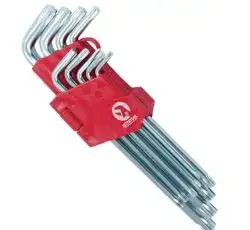 Набор ключей Г-образных TORX 9 шт, Т10-Т50, Cr-V, Big