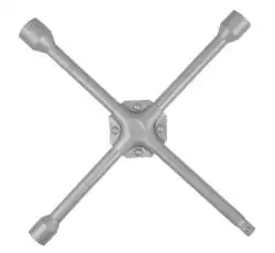 Ключ баллонный крестовой укрепленный 14 x 355 мм, D=16 мм, 17; 19; 21 мм INTERTOOL