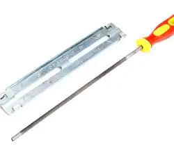 Напильник бензопильный Ø4,8mm (+планка, ручка) MANLE