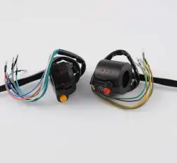 Блоки кнопок руля (пара) Alpha (черные, рычаги, крепление)