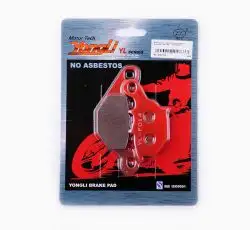 Колодки тормозные (диск)   Suzuki AD110   (красные)   YONGLI