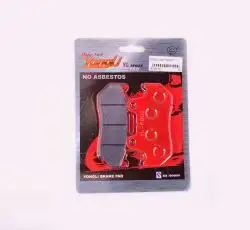 Колодки тормозные (диск)   Honda CB125   (красные)   YONGLI