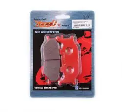 Колодки тормозные (диск)   Yamaha MAJESTY 250   (красные)   YONGLI