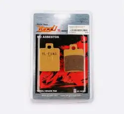 Колодки тормозные (диск)   Peugeot, Gelera, CPI   (желтые)   YONGLI PRO