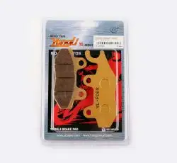 Колодки тормозные (диск)   4T GY6 50-150   (RACE/STORM, ухо лево, желтые)   YONGLI PRO