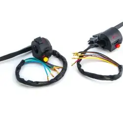 Блоки кнопок руля (пара) Alpha (черные, рычаги, крепление) NAMASTE