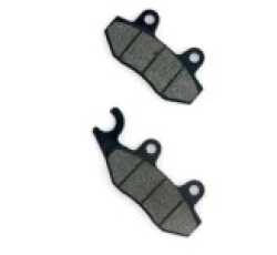 Колодки тормозные (диск) 4T GY6 50-150 (RACE/STORM, ухо лево, черные)