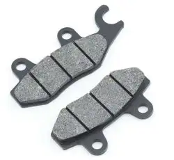 Колодки тормозные (диск)   4T GY6 50-150   (RACE/STORM, ухо в право, черные)   ZUNA