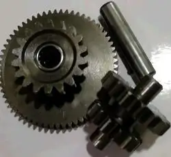 Шестерни КПП   4T CG125/150   (+вал)   JH