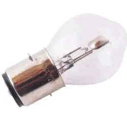 Лампа BA20D (2 уса)   12V 25W/25W   (груша)   TOPCROWN