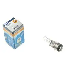 Лампа BA20D (2 уса)   12V 50W/50W   (белая)   YWL