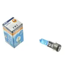 Лампа BA20D (2 уса)   12V 50W/50W   (супер белая)   YWL