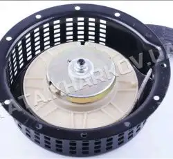 Стартер ручной (в сборе) м/б, бензогенератора 178F/186F (6/9Hp, D-202mm) AMG