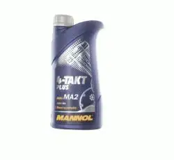 Масло   4T, 1л   (SAE 10W-40, полусинтетика, 4-Takt Plus API SL. 7202)   MANNOL
