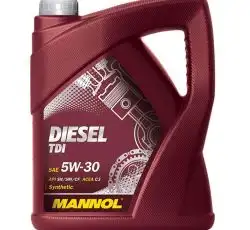 Масло автомобильное, 5л   (SAE 5W-30, Diesel TDI 5W-30 API SN/SM/CF)   MANNOL