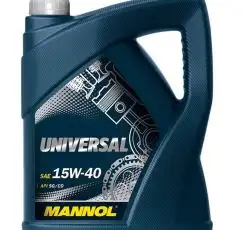 Масло автомобильное, 5л   (SAE 15W-40, минеральное, Universal API SG/CD)   MANNOL