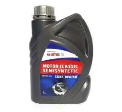 Масло автомобильное, 1л   (SAE 10W-40, полусинтетика, MOTOR CLASSIC SEMISYNTETIC SG/CE)   LOTOS   (#GPL)