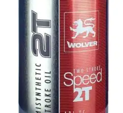 Масло   2T, 1л   (полусинтетика, Two Stroke Speed)   WOLVER   (#GRS)