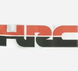 Наклейка логотип HRC (18х5см) (#6870)