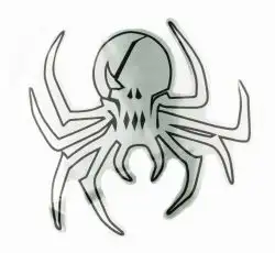 Наклейка   декор   SPIDER   (26х26см)   (#6883B)