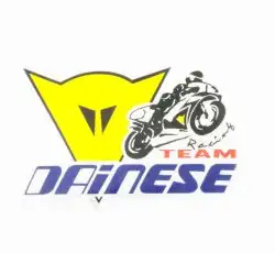 Наклейка логотип DAINESE (5х7.5см) (#0241)