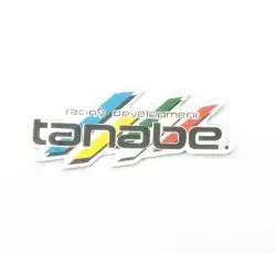 Наклейка   шильдик   TANABE   (14х5см, хром)   (#4524)