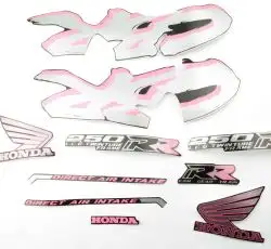 Наклейки (набор)   Honda CBR   (27х18см, 10шт)   (#2506)