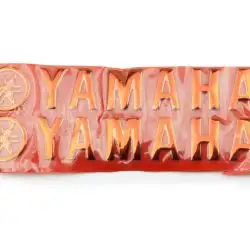 Наклейка   буквы   YAMAHA   (20х6см, 2шт, красные)   (#4751)