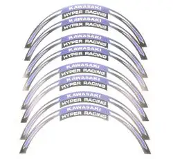 Наклейка   на колесо 17/18   KAWASAKI   (фиолетовая)   (#6058A)