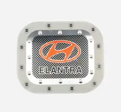 Наклейка на крышку бака   ELANTRA   (15х13см)